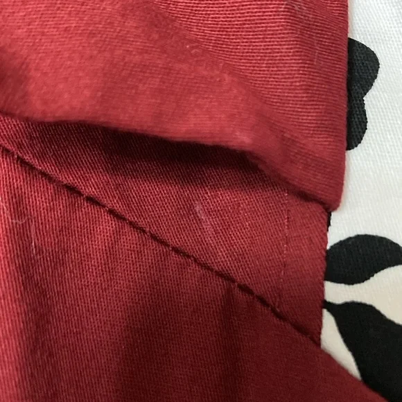 SWING DRESS/ Retro dress/ pin up dress/ maroon Size Lg - Picture 10 of 16